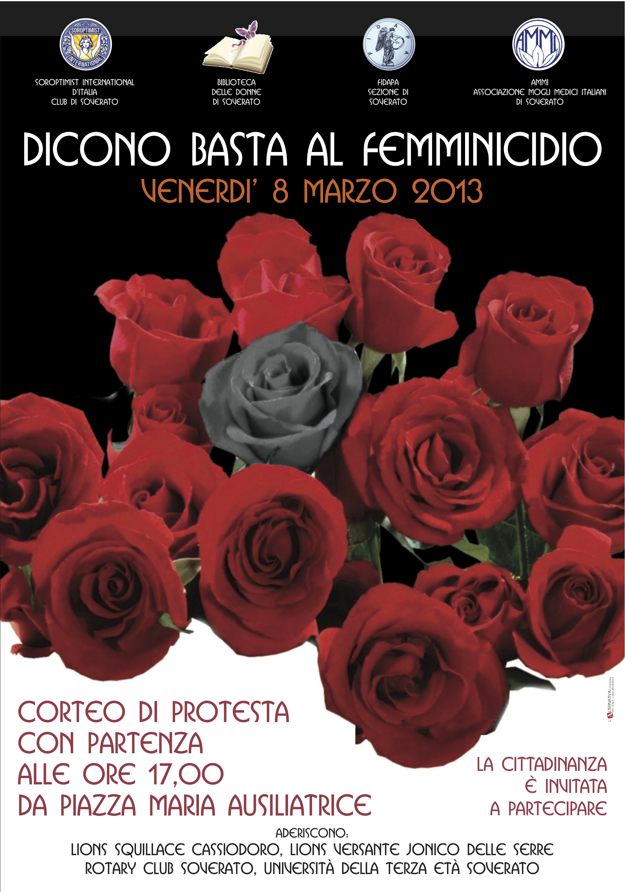 Manifestazione contro il Femminic