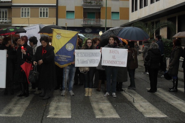 Manifestazione contro il Femminic