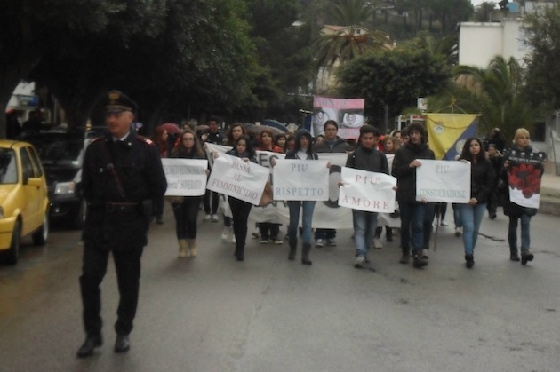 Manifestazione contro il Femminic