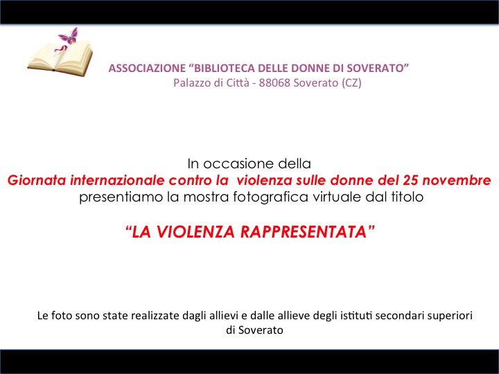  LA VIOLENZA RAPPRESENTATA